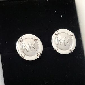 Michael Kors Silver Tone Stud Earrings